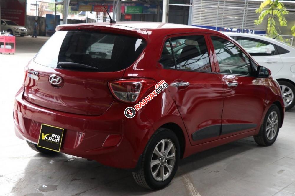 Bán Hyundai Grand i10 1.0 AT đời 2015, màu đỏ, nhập khẩu-4