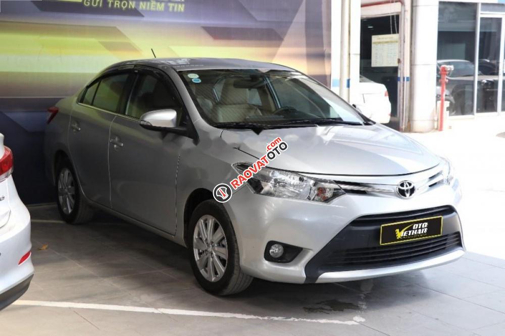 Bán xe Toyota Vios 1.5E MT đời 2016, màu bạc giá cạnh tranh-2