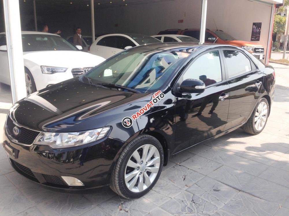 Kia Cerato đời 2009, màu đen, nhập khẩu nguyên chiếc, giao xe nhanh-1