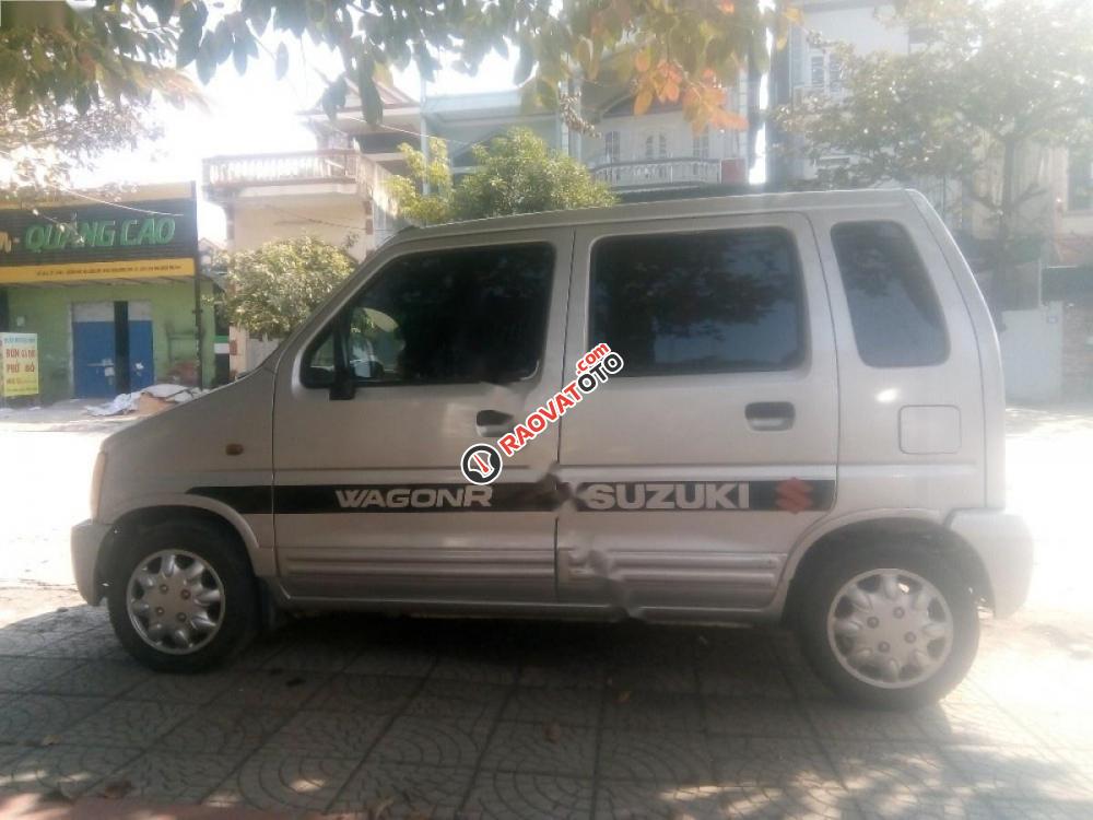 Bán ô tô Suzuki Wagon R sản xuất 2003, màu bạc-5