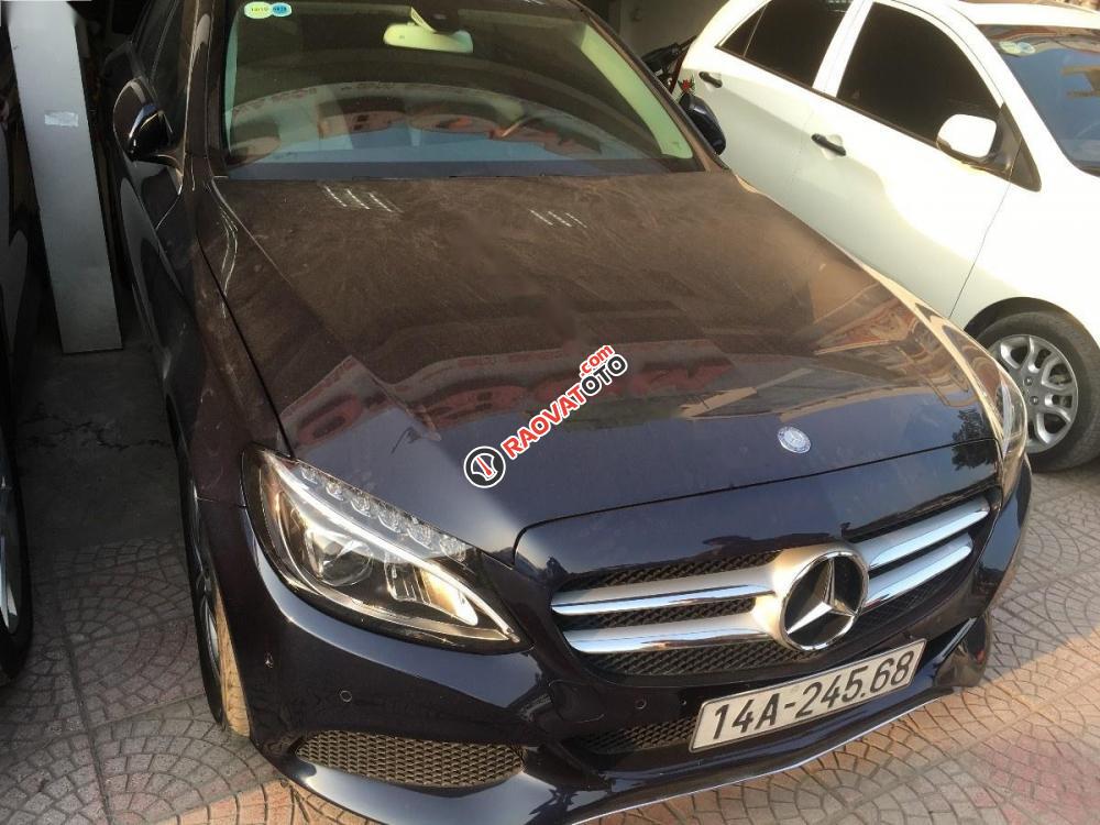 Cần bán xe Mercedes C200 đời 2016, màu xanh lam-0