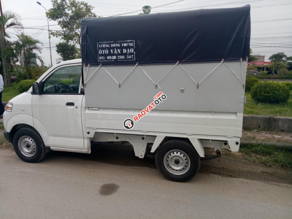 Cần bán Suzuki Super Carry Pro 2017 thùng mui bạt màu trắng, nhập khẩu nguyên chiếc, xe giao ngay. LH: 0985.547.829-5