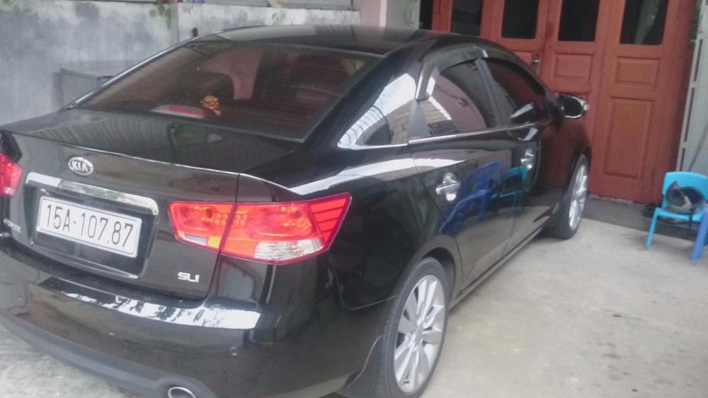 Cần bán gấp Kia Forte 2009, màu đen, nhập khẩu, chính chủ-1