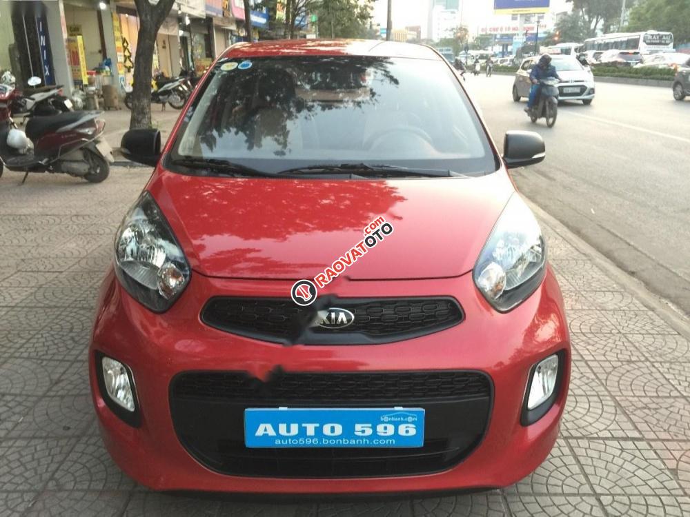 Bán xe Kia Morning Van sản xuất 2015, màu đỏ, nhập khẩu, số tự động-0