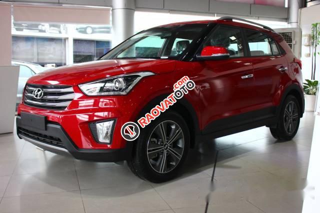 Bán xe Hyundai Creta AT 2017, màu đỏ, giá chỉ 740 triệu-1