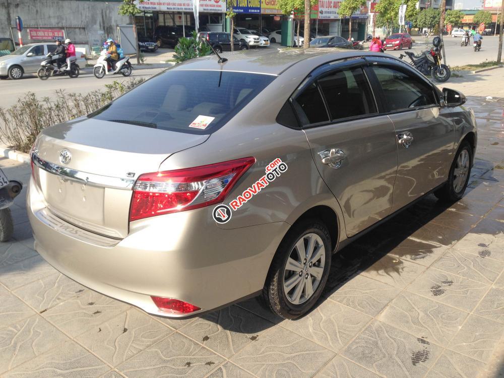 Toyota Vios 1.5G AT đời 2017, màu vàng cát, giá cạnh tranh, giao xe nhanh-3