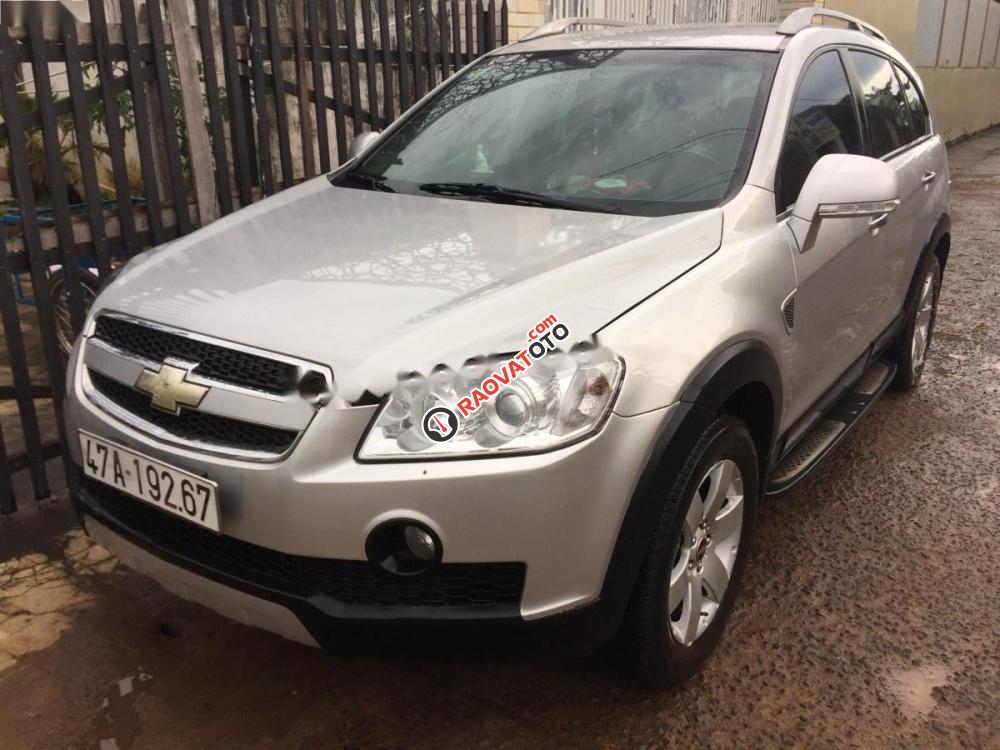 Bán ô tô Chevrolet Captiva đời 2007, màu bạc-1