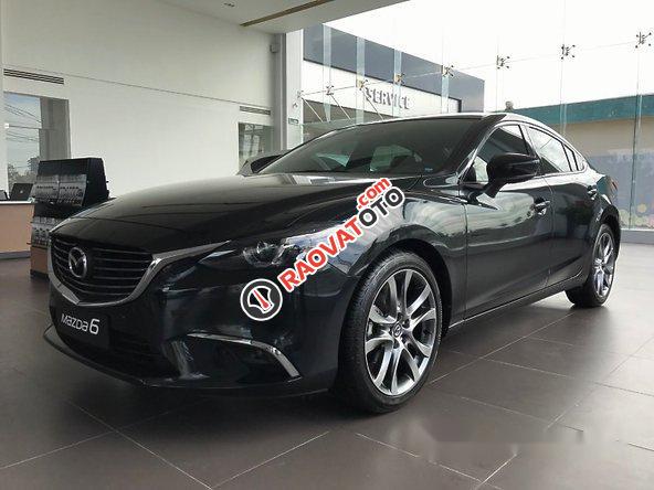 Bán ô tô Mazda 6 Premium đời 2017, màu đen, giá chỉ 979 triệu-0