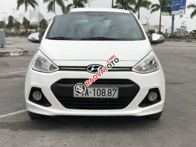 Chính chủ bán Hyundai Grand i10 đời 2015, màu trắng, xe nhập-1