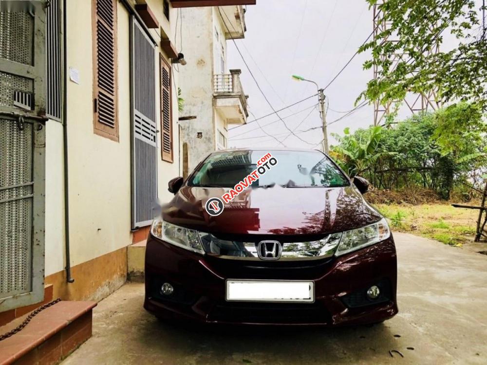 Cần bán lại xe Honda City đời 2017, màu đỏ số tự động, giá 560tr-1