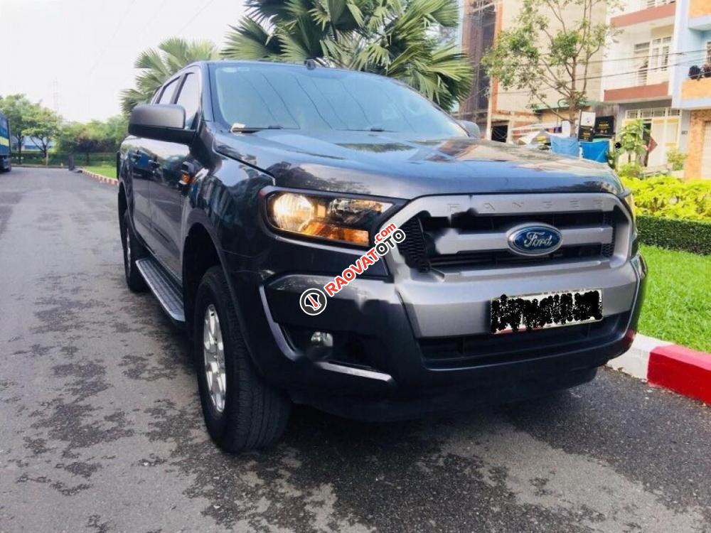 Cần bán lại xe Ford Ranger 2.2L 4x2 XLS sản xuất 2016, màu xám, giá chỉ 605 triệu-0