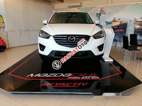 Cần bán Mazda CX 5 2.0 AWD 2017, màu trắng, giá tốt-0