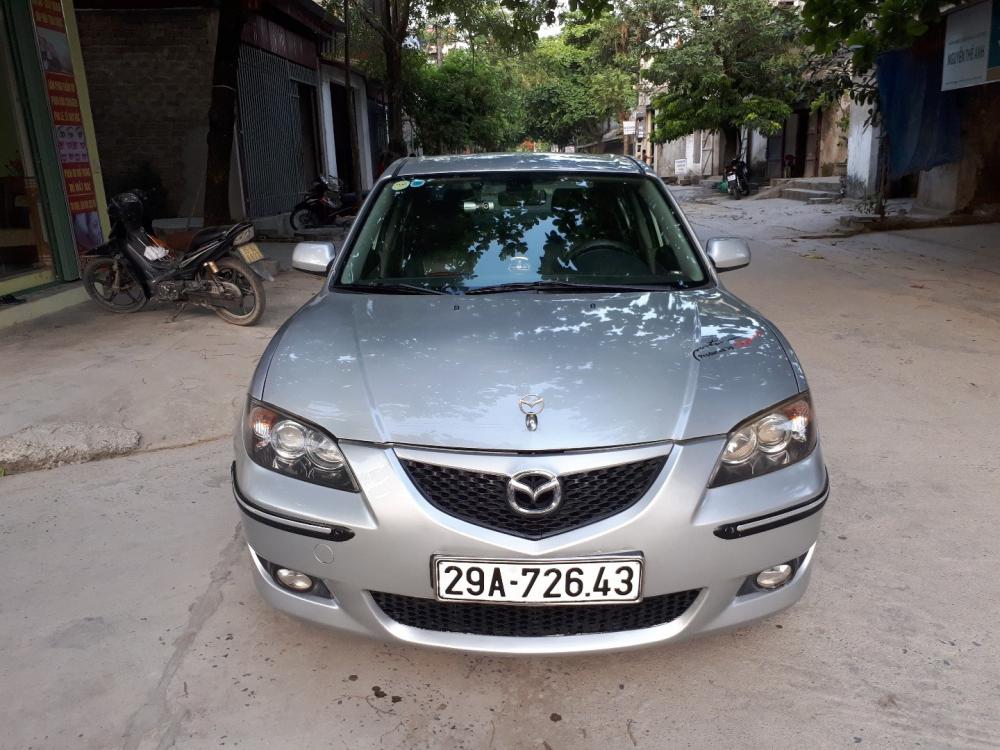 Cần bán lại xe Mazda 3 đời 2004, màu bạc, xe nhập-3