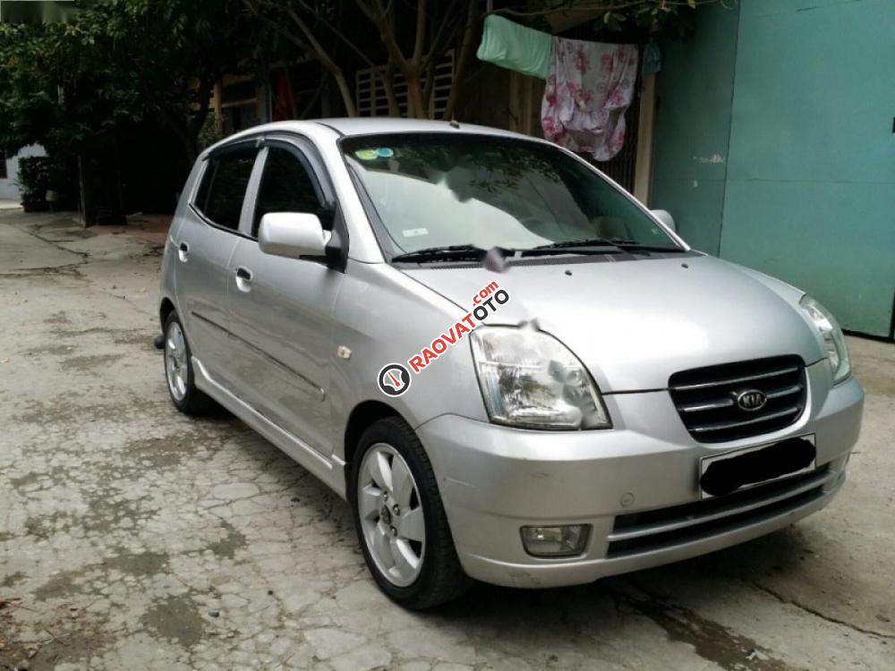 Cần bán gấp Kia Morning Slx đời 2007, màu bạc, xe nhập số tự động, giá 185tr-1