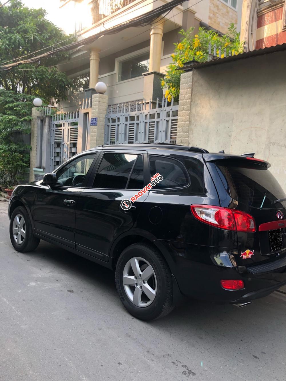 Bán xe Hyundai Santa Fe V6 2.7 2008, màu đen, xe nhập, giá 485tr-3