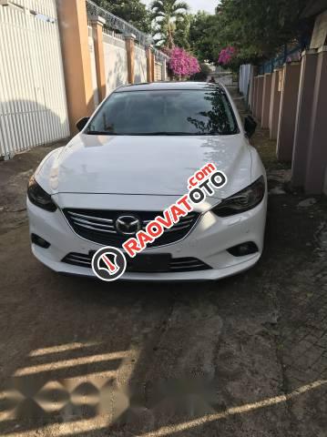 Bán ô tô Mazda 6 đời 2015, màu trắng-1
