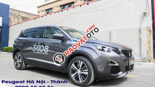 Cần bán Peugeot 5008 1.6 Turbo  AT đời 2017, màu xám, nhập khẩu nguyên chiếc-2