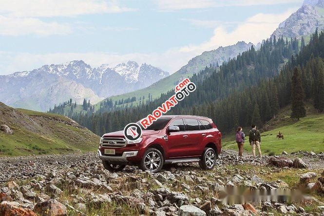 Bán Ford Everest Trend đời 2017, màu đỏ-1