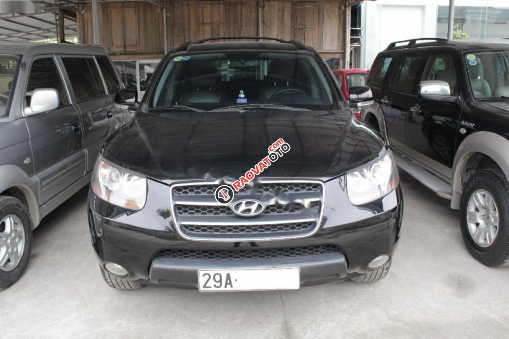 Bán Hyundai Santa Fe MLX đời 2009, màu đen, nhập khẩu nguyên chiếc chính chủ, giá cạnh tranh-0