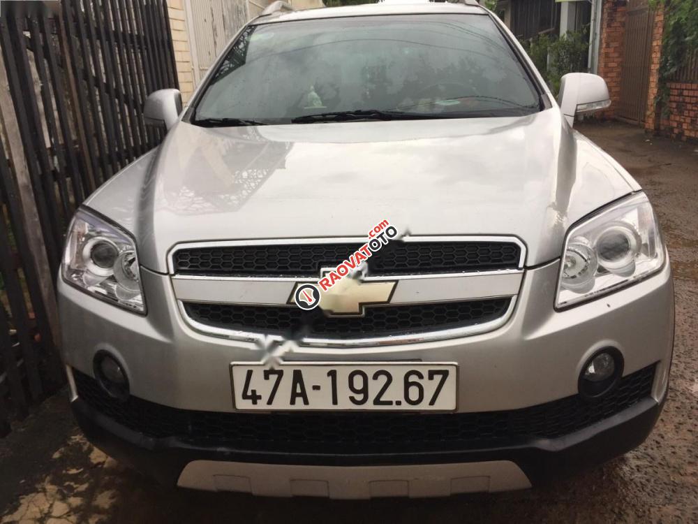 Bán ô tô Chevrolet Captiva đời 2007, màu bạc-0