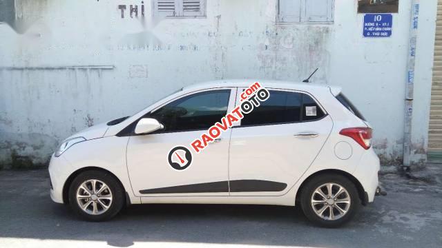 Bán xe Hyundai Grand i10 1.2 AT đời 2016, màu trắng, giá chỉ 435 triệu-0