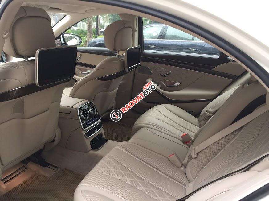 Bán Mercedes S500 L 2016, màu trắng, nhập khẩu nguyên chiếc chính chủ-3