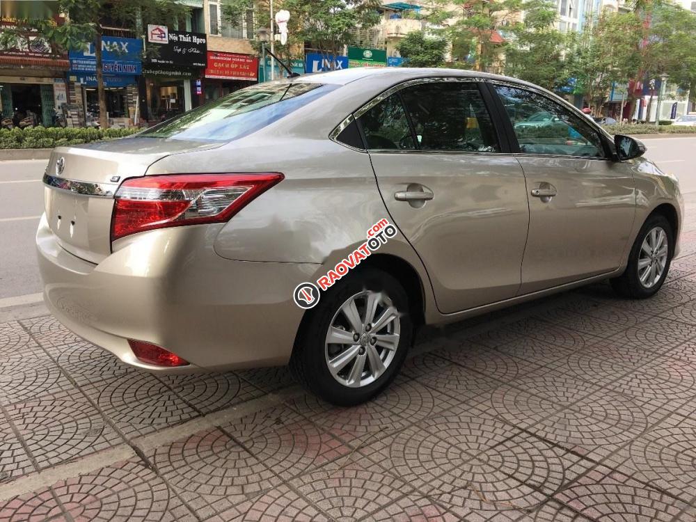 Cần bán gấp Toyota Vios G đời 2017, màu vàng số tự động, giá tốt-3