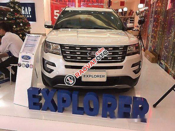 Bán Ford Explorer Limited Ecoboost 2.3L AT sản xuất 2016, màu trắng, nhập khẩu-5