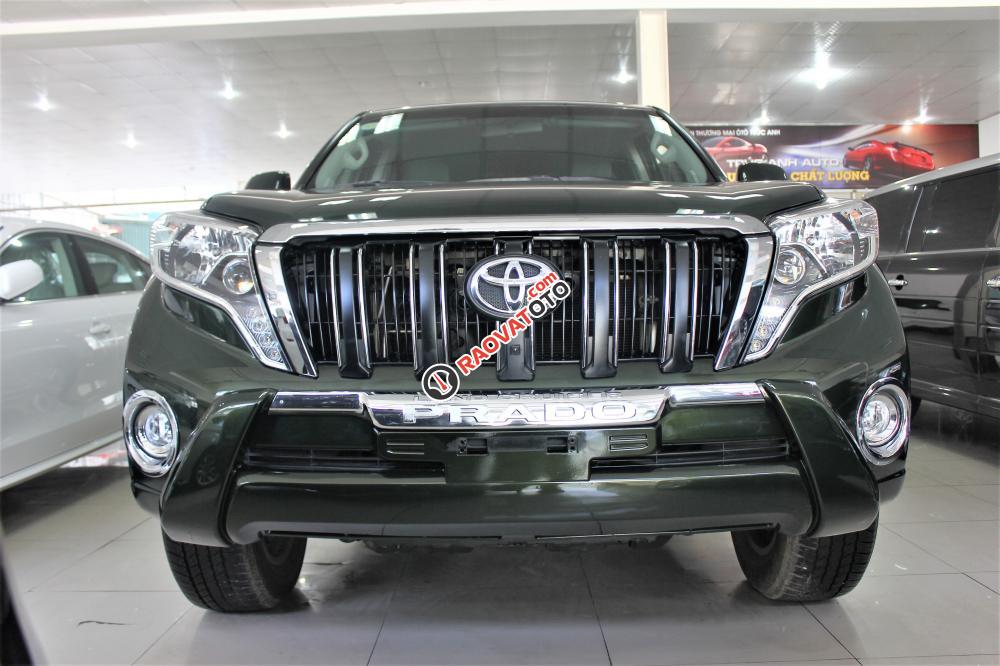 Bán ô tô Toyota Prado TXL đời 2016, màu xanh bộ đội-6