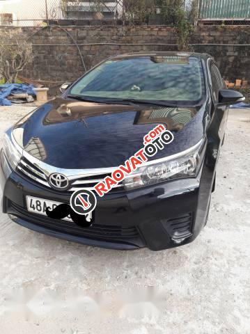 Bán Toyota Corolla altis đời 2014, màu đen xe gia đình  -0