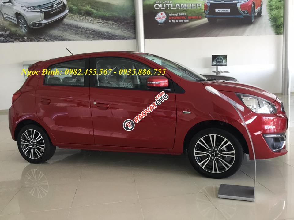 Xe Mirage màu đỏ Đà Nẵng, Mitsubishi Mirage số tự động Đà Nẵng-0