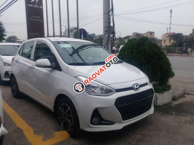 Bán xe Hyundai Grand i10 1.0 MT 2017, màu trắng, 353tr-0