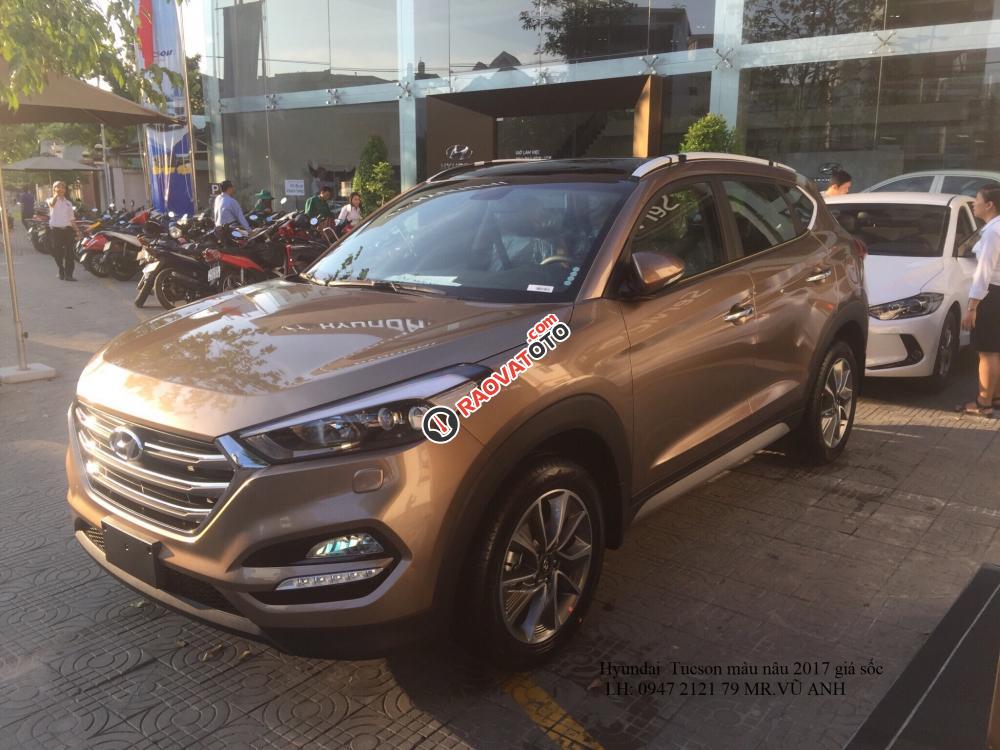 Xe Hyundai Tucson Đà Nẵng 2018 màu nâu giá sốc, chỉ 760 triệu, Lh: 0941 295 79-0