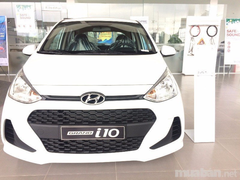 Bán Hyundai Grand i10 đời 2017, màu trắng, nhập khẩu chính hãng, giá tốt-0