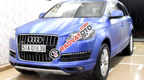 Bán xe Audi Q7 3.6 AT năm 2009, màu xanh lam, nhập khẩu-15