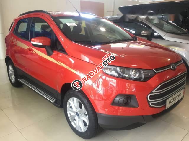 Bán Ford EcoSport đời 2017, màu đỏ, giá tốt-1