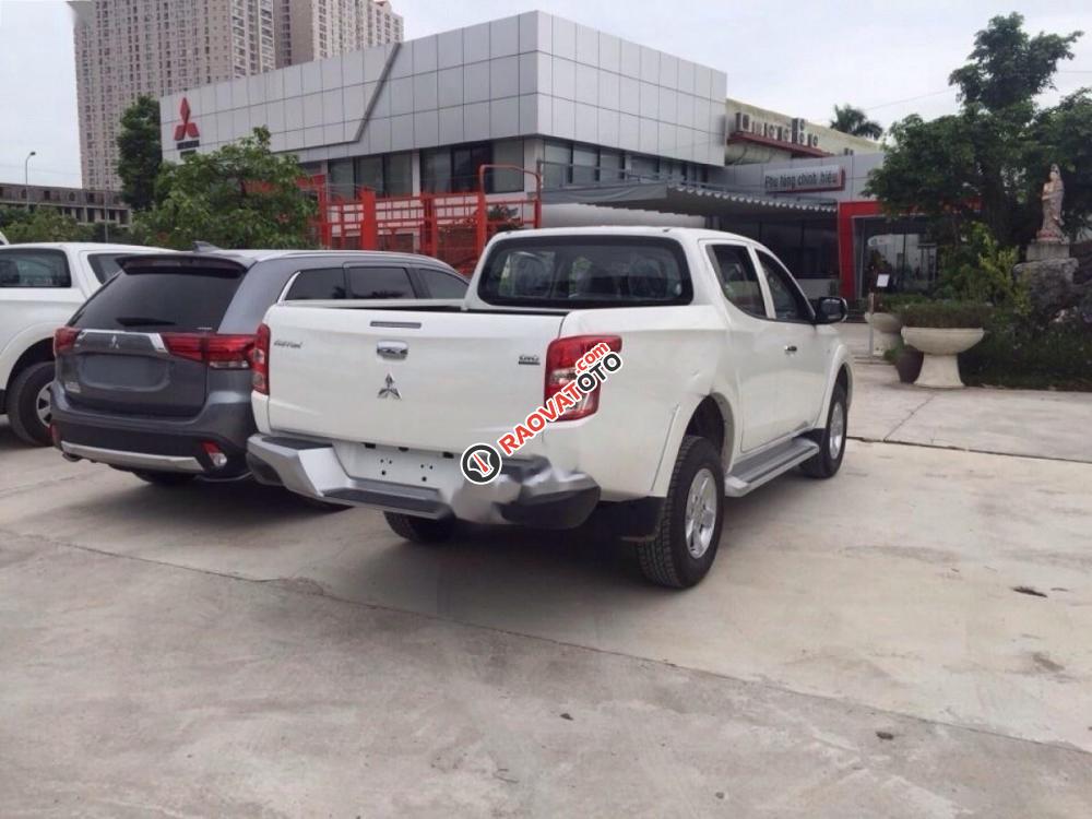 Bán Mitsubishi Triton đời 2017, màu trắng, nhập khẩu nguyên chiếc, giá tốt-5