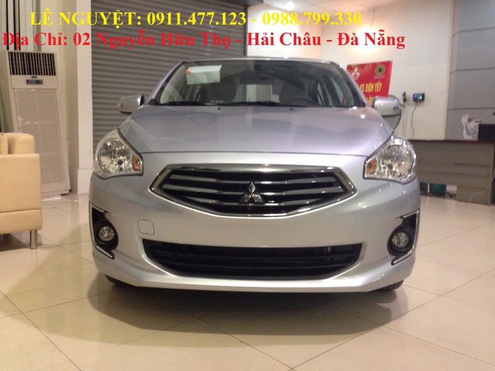 Cần bán xe Mitsubishi Attrage đời 2017, màu bạc, nhập khẩu-1