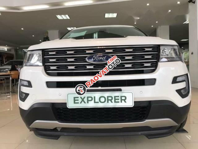 Bán Ford Explorer đời 2017, màu trắng, nhập khẩu-0