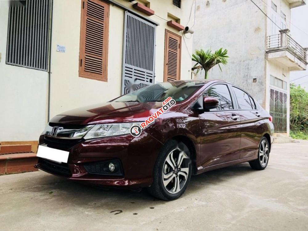 Cần bán lại xe Honda City đời 2017, màu đỏ số tự động, giá 560tr-0