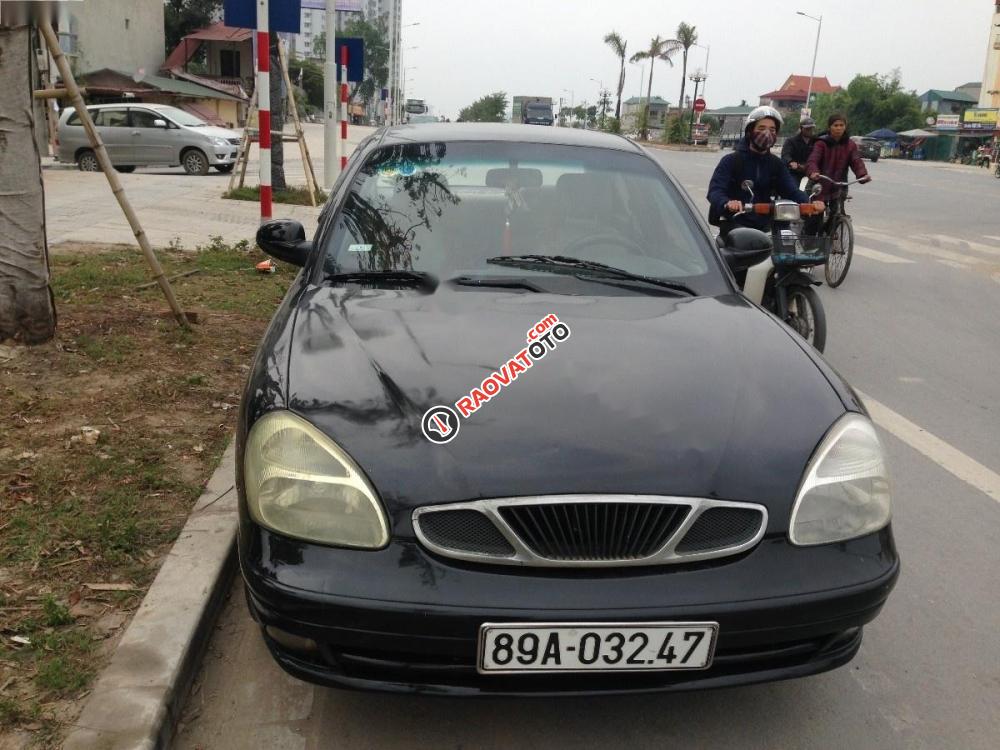 Cần bán lại xe Daewoo Nubira đời 2003, màu đen giá cạnh tranh-1