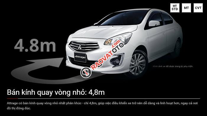 Bán xe Mitsubishi Attrage CVT đời 2017, tại Mitsubishi Hà Tĩnh-7