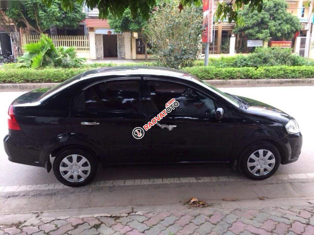 Cần bán gấp Daewoo Gentra đời 2009, màu đen như mới-8