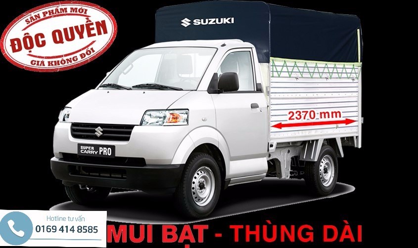 Bán Suzuki Super Carry Pro năm 2017, màu trắng, xe nhập -3