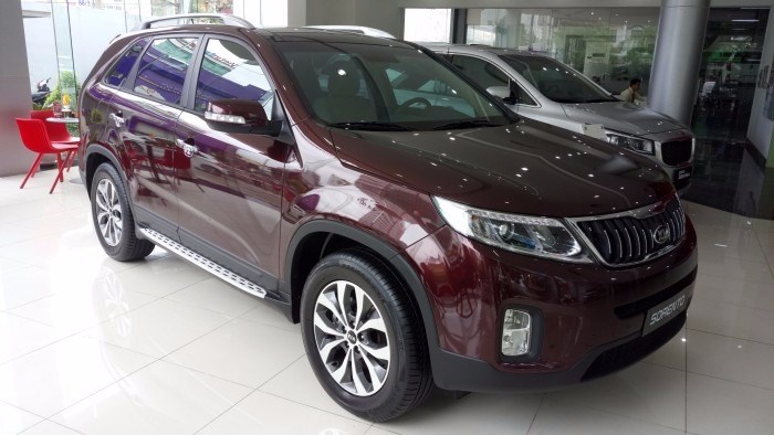 Cần bán xe Kia Sorento đời 2017, màu đỏ, nhập khẩu nguyên chiếc-1