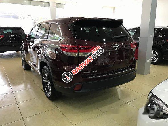 Bán Toyota Highlander LE đời 2017, màu đỏ, xe nhập-2