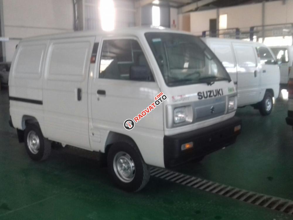 Bán xe Suzuki Super Carry Van 2017, màu trắng, giá chỉ 293 triệu-1