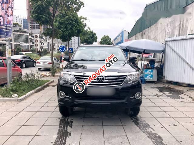 Bán ô tô Toyota Fortuner 2.7V sản xuất 2015, màu đen  -0