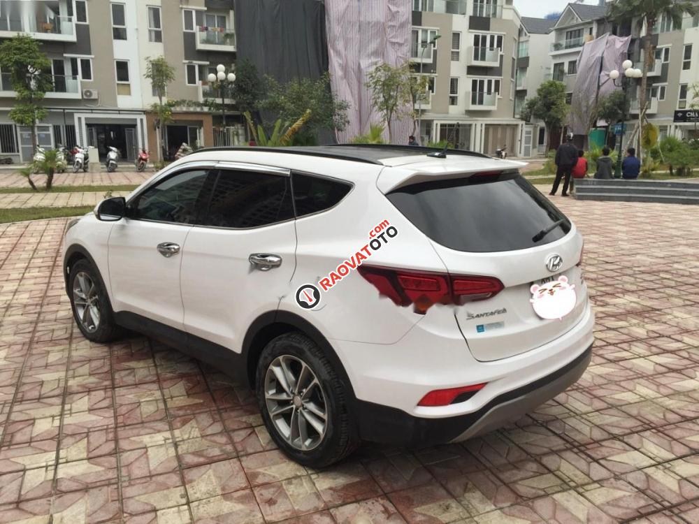 Bán ô tô Hyundai Santa Fe đời 2016, màu trắng số tự động-7