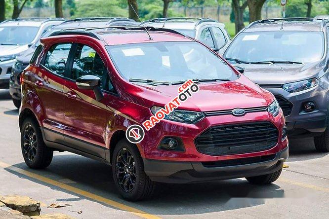 Bán xe Ford EcoSport Black Edition đời 2017, màu đỏ, 581tr-0